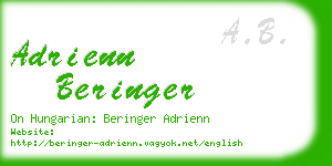 adrienn beringer business card